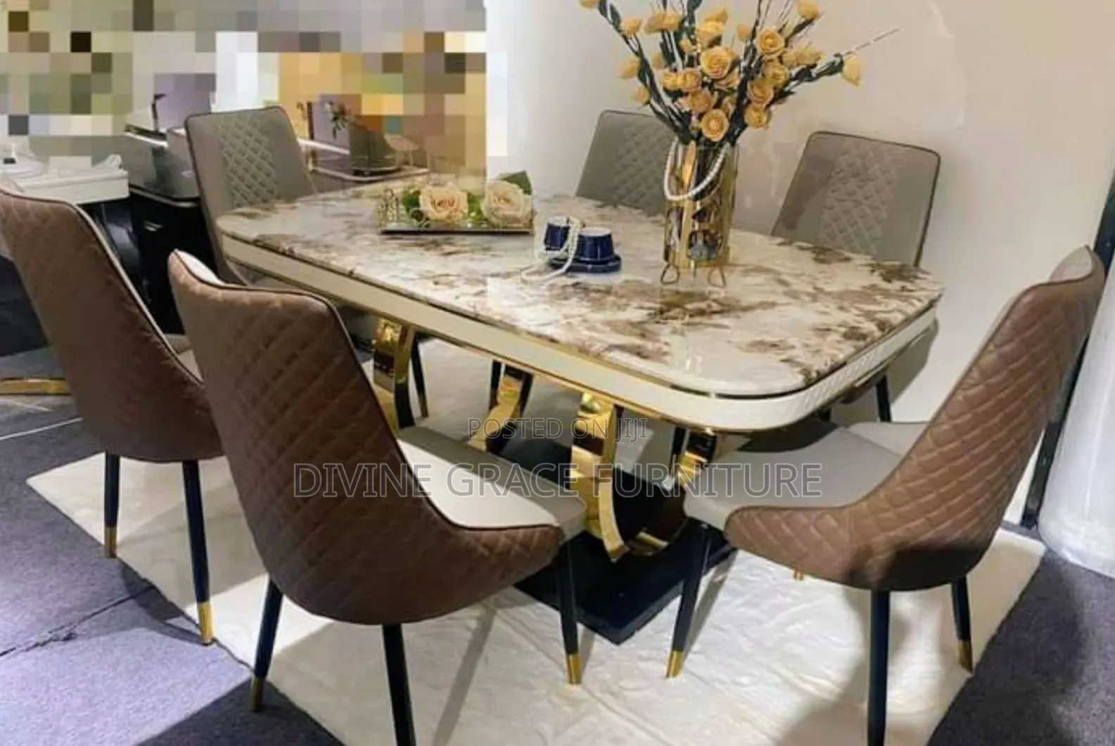 The Luxury Statement Piece Dinning Table Set