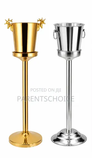 Wine Bucket Stand- Gold / Silver - 1pc