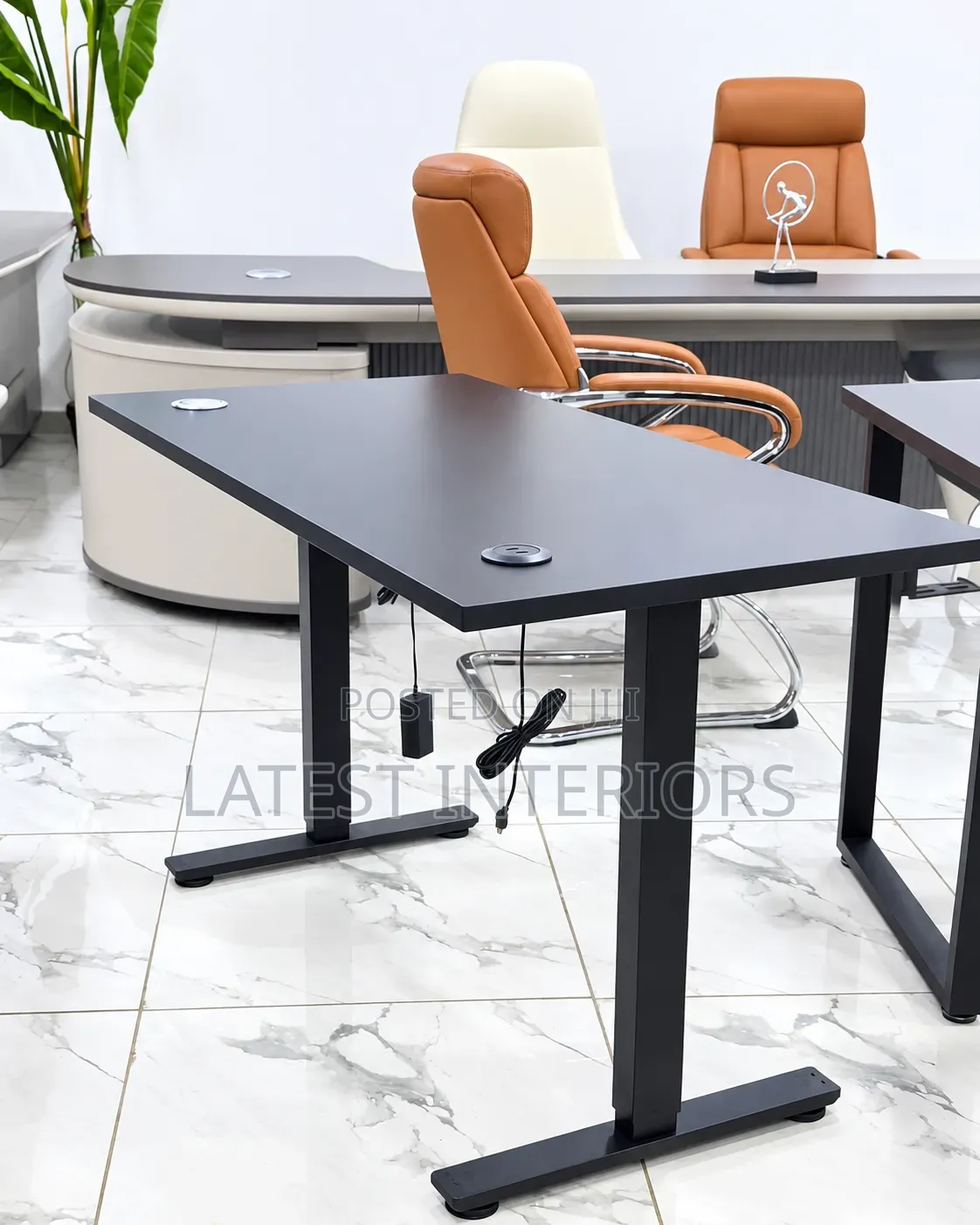 Electric Adjustable Table Without Led Lights.