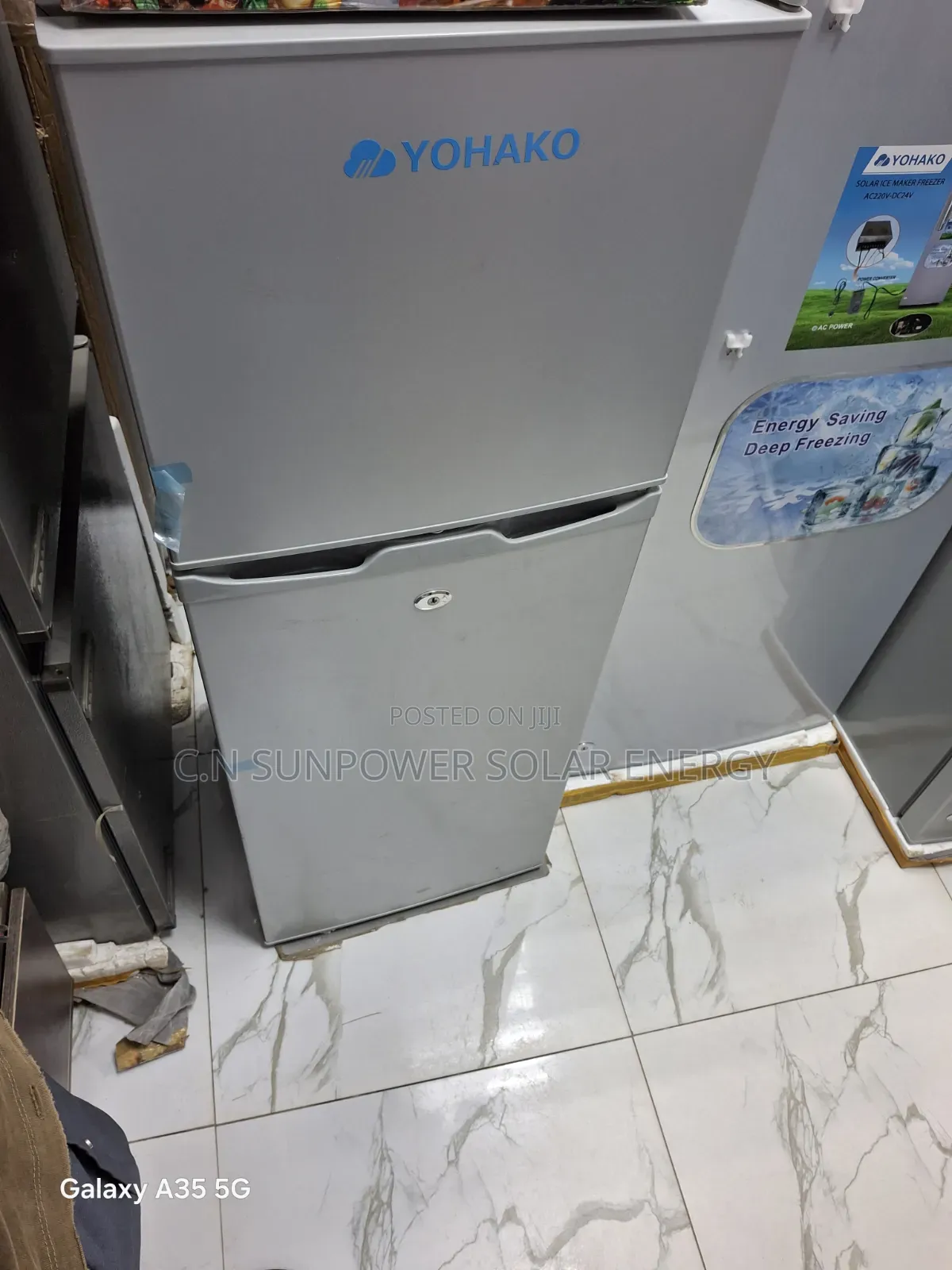 Yohako 158L AC/DC Solar Refrigerator /DC_12V/24V