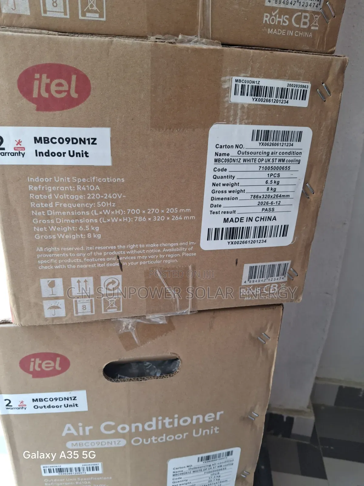 Itel 1.5HP DC Inverter Split Air Conditioners