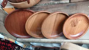 Handcrafted Wooden Plates - 1pc