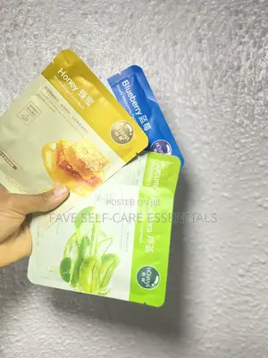 Facial Sheet Mask for Skin Hydration and Self-Care