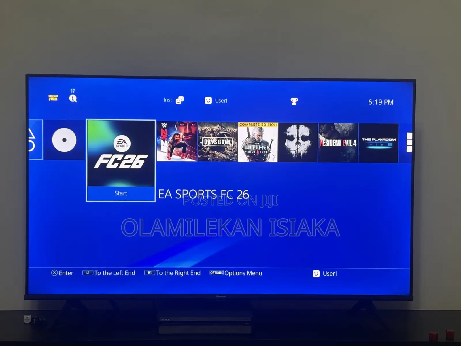 PS4 Slim With Controller