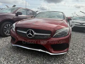 Mercedes-Benz C300 Base Coupe RWD (2.0L 4cyl 7A) 2017 Red