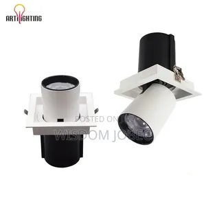Adjustable Recessed COB LED Cylindrical Downlights