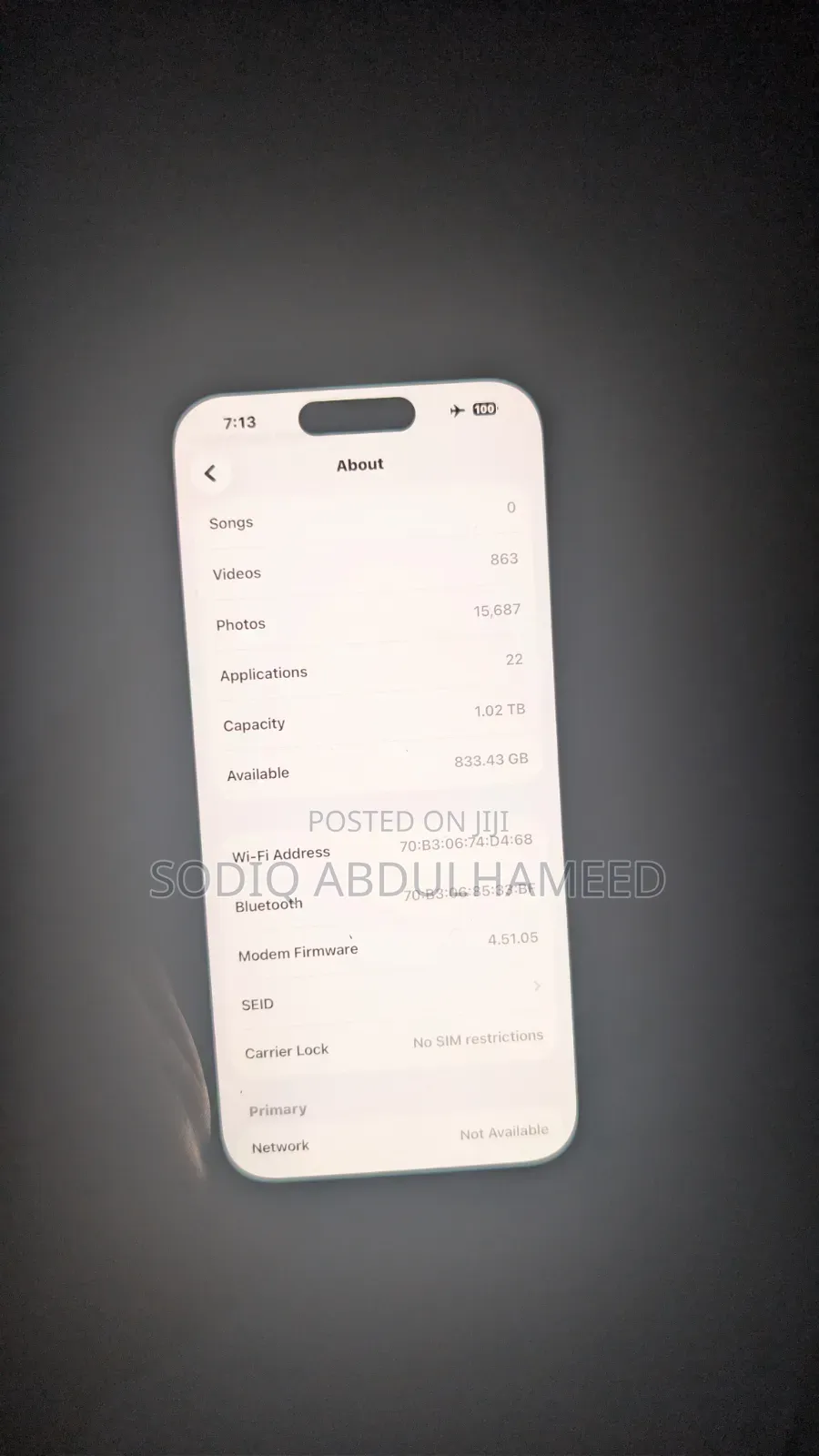 Apple iPhone 14 Pro 1 TB Black