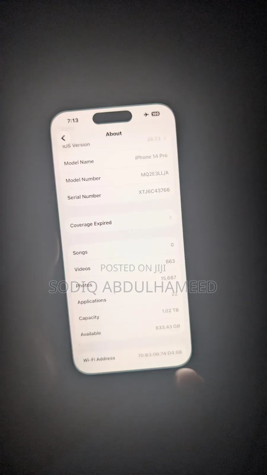 Apple iPhone 14 Pro 1 TB Black
