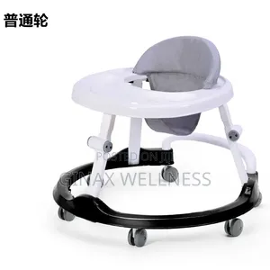 Classic Baby Walker With Padded Seat and Smooth-Rolling Wheels