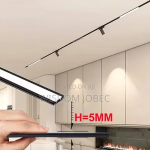 Ultra-Thin Magnetic Track Lighting System, Such as the Abnu