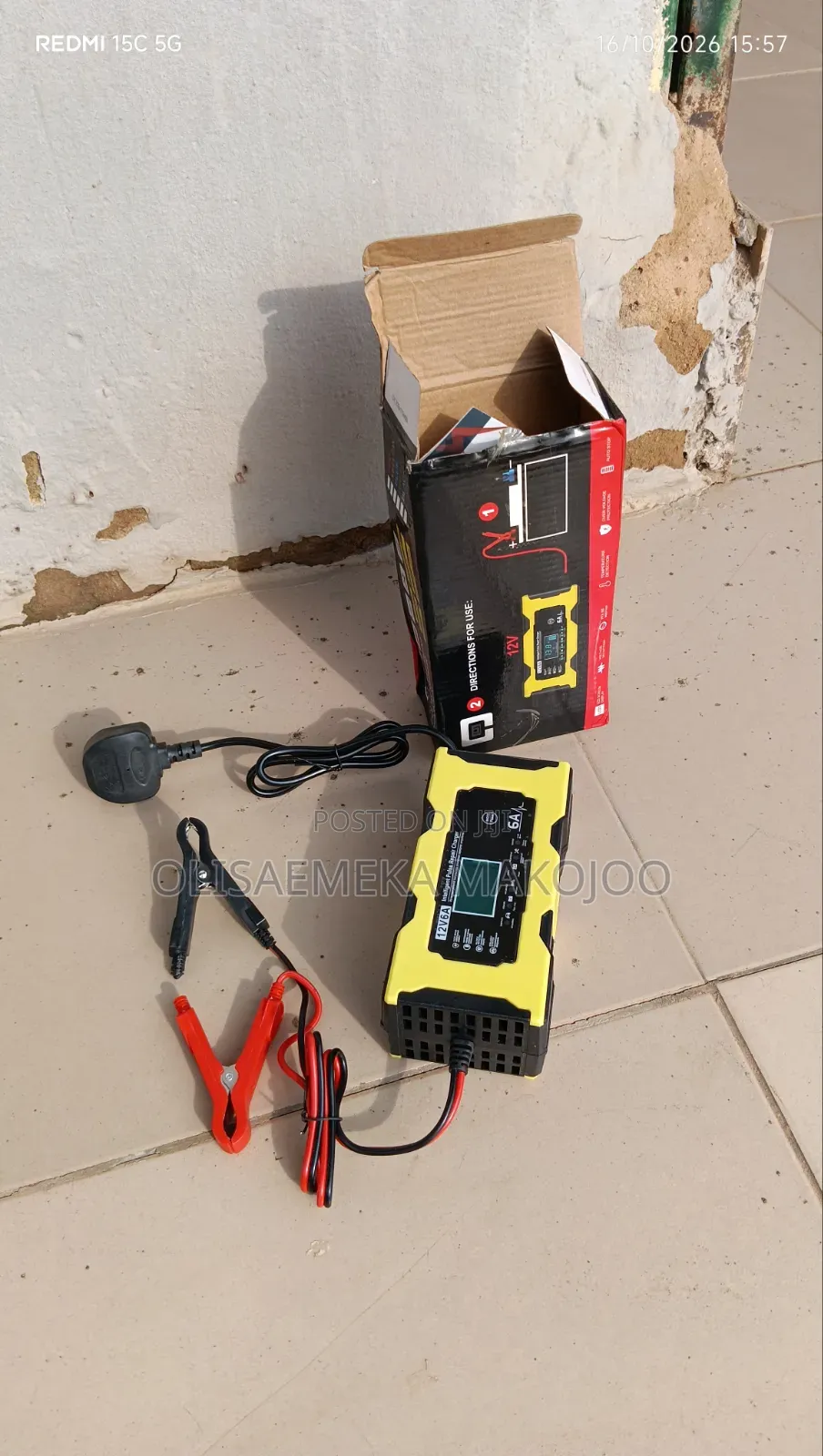 Battery Charge Adapter 12v( From 4ah- 100ah)
