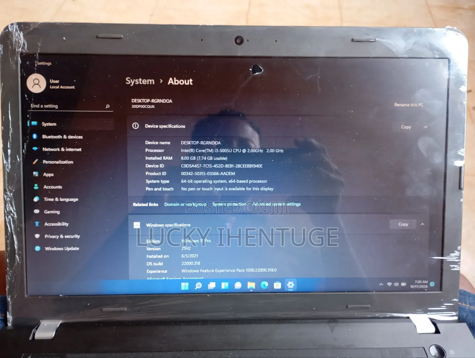 Laptop Lenovo ThinkPad Edge E550 8GB Intel Core i3 HDD 500GB