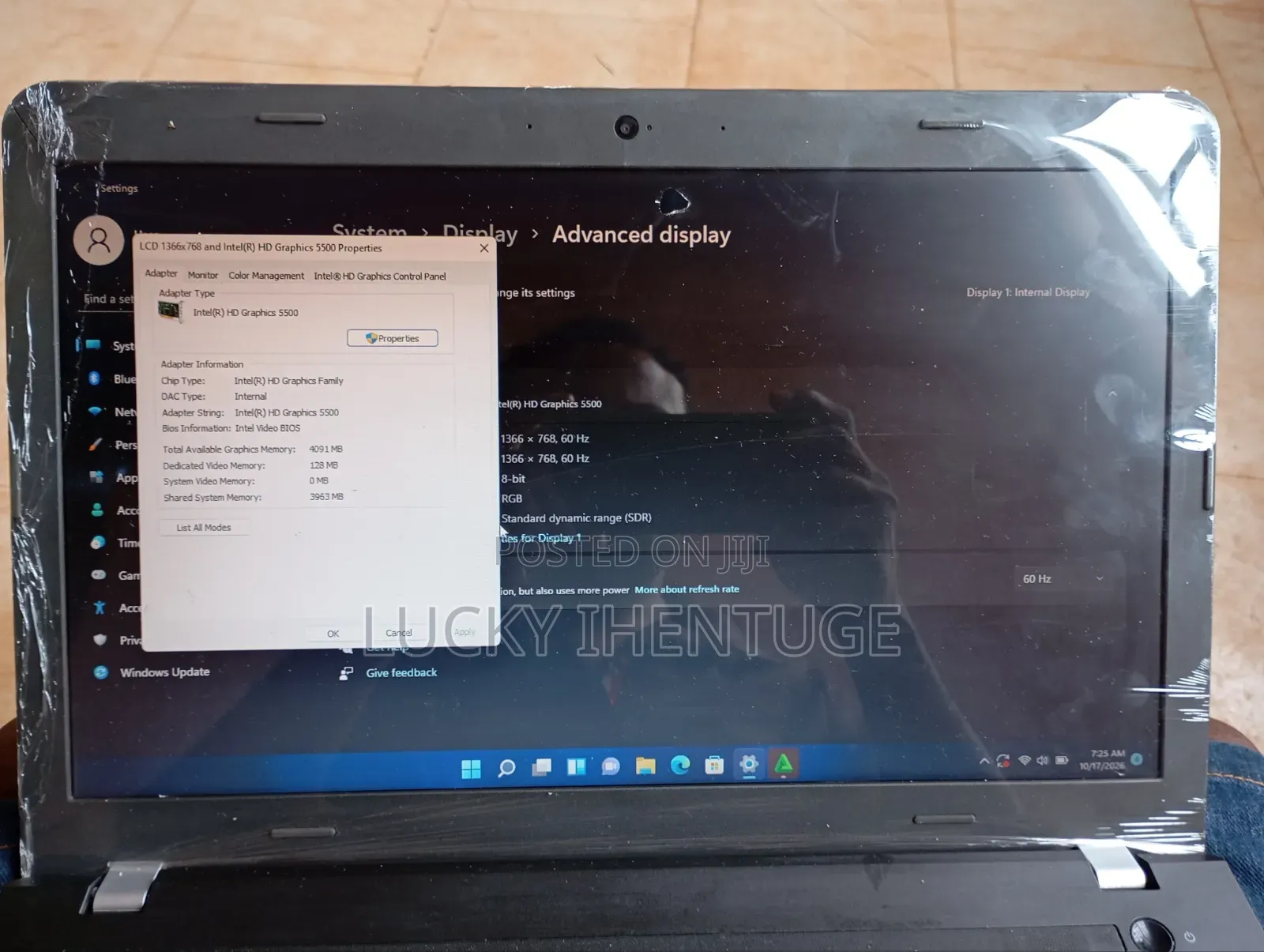 Laptop Lenovo ThinkPad Edge E550 8GB Intel Core i3 HDD 500GB