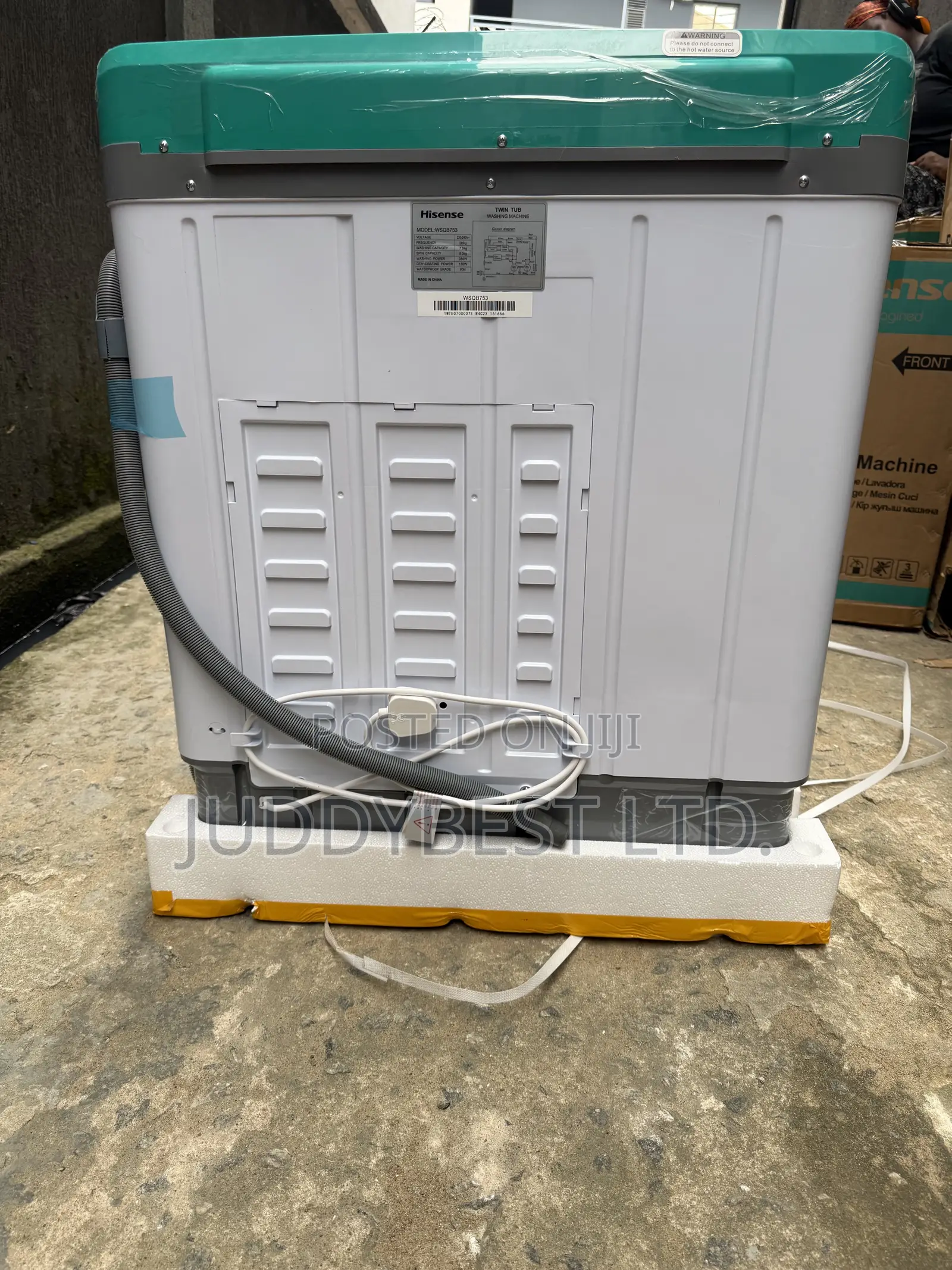Hisense Twin Tub 7.5KG Washing Machine