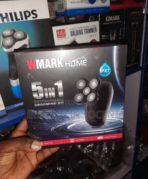 Wmark Home 5-in-1 Rechargeable Electric Shaver and Grooming Kit