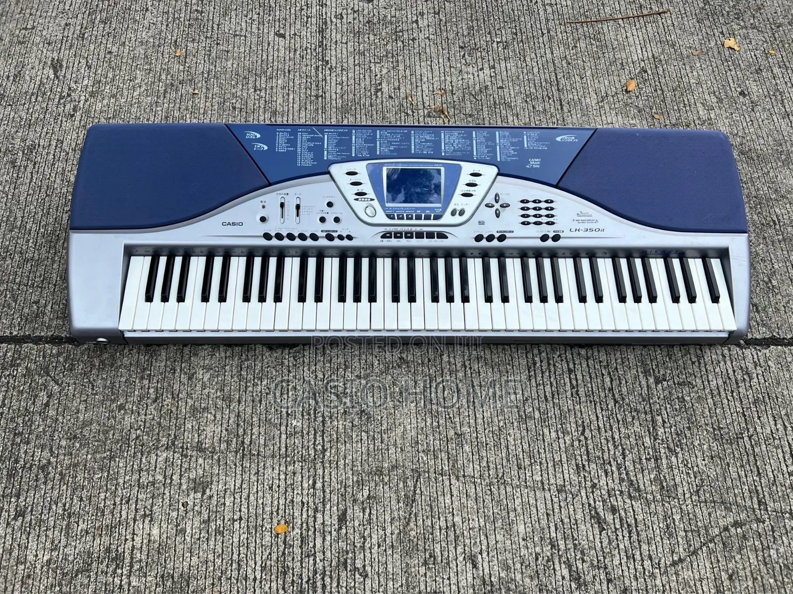 Neat Professional 6 Octaves Casio LK 350it Keyboard Piano With Adapter