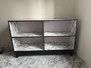Large Black and White Bookshelf
