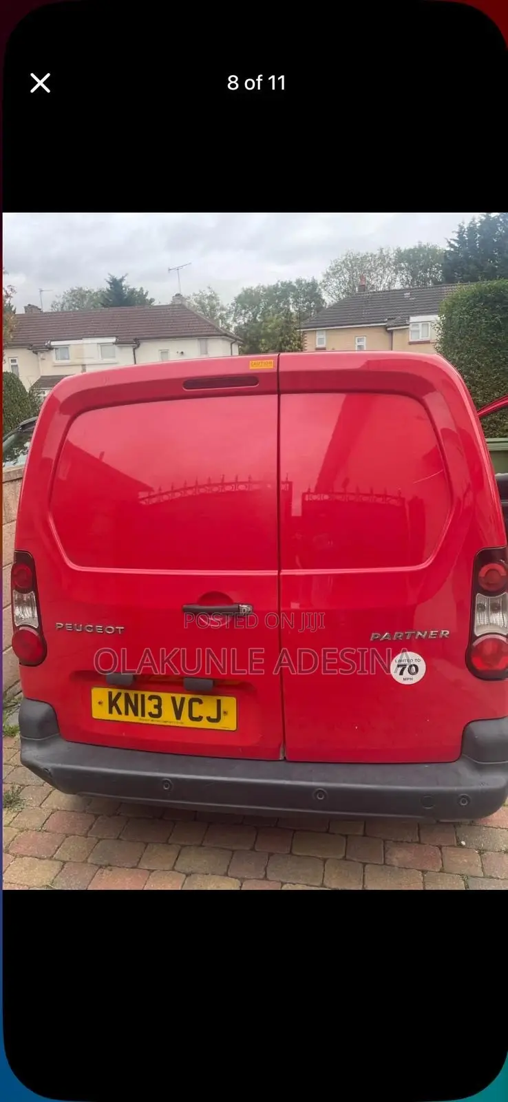 Peugeot Boxer 2013 Red
