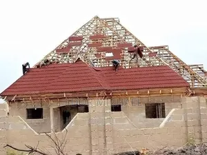 Stone Coated Bone _ Wine Red, Project in Progress, Abuja Wuye