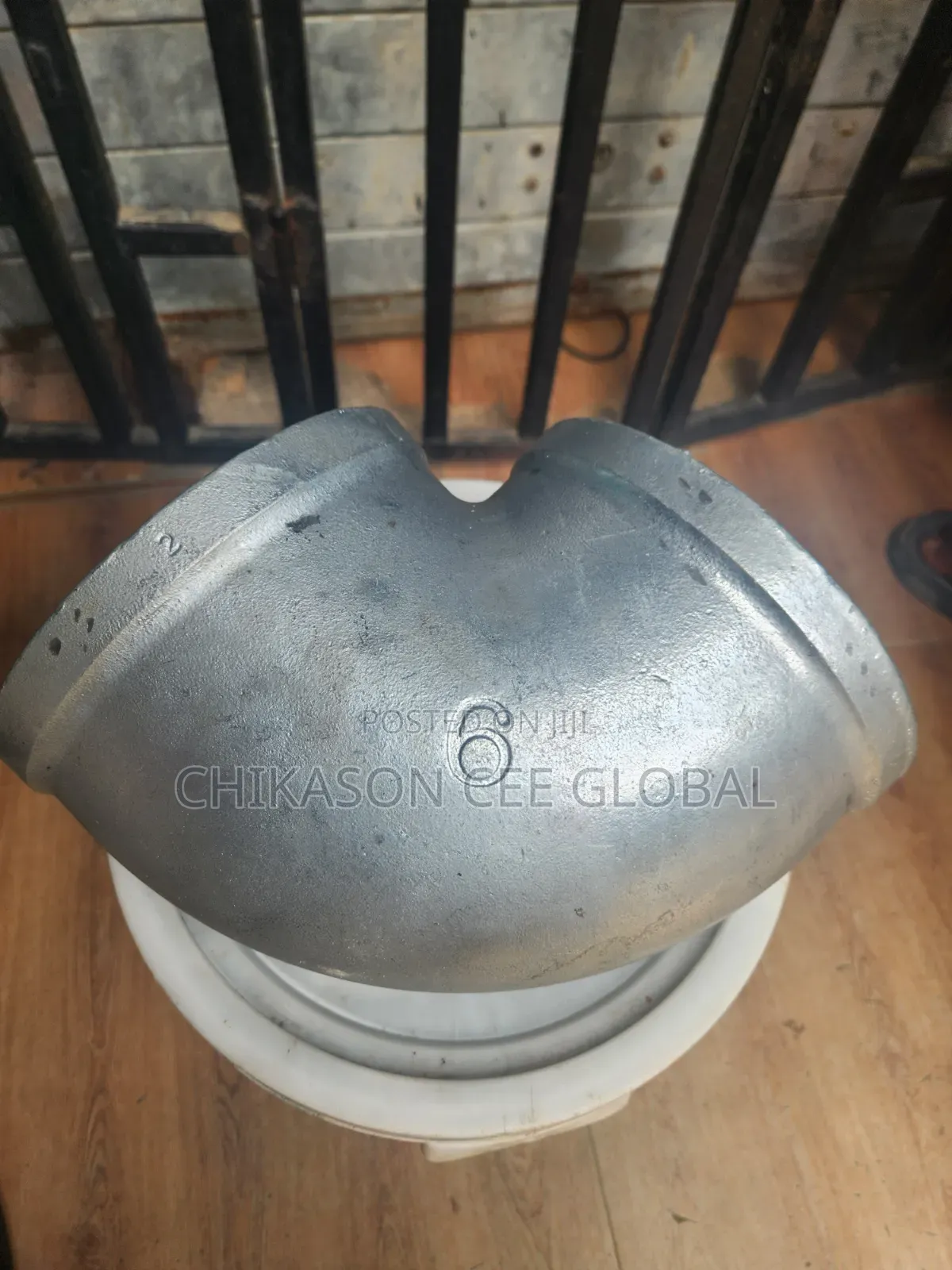 6" Hot Deep Galvanized Elbow 90 Degrees
