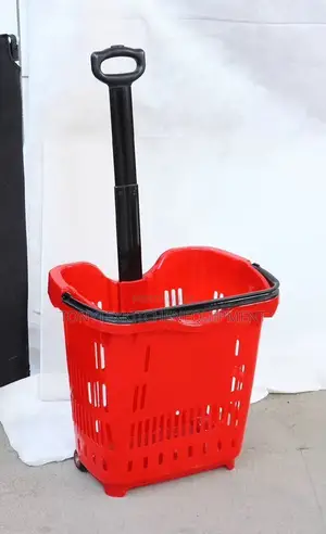 Commercial Supermarket Shopping Basket With Handle