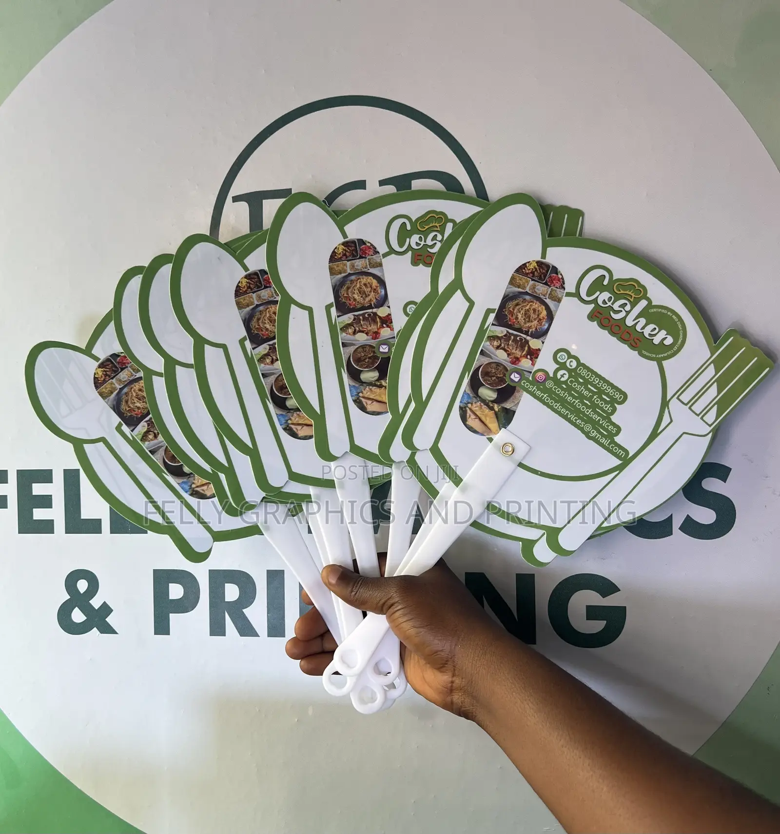 Promotional Hand Fan Plastic (ABS/PVC)