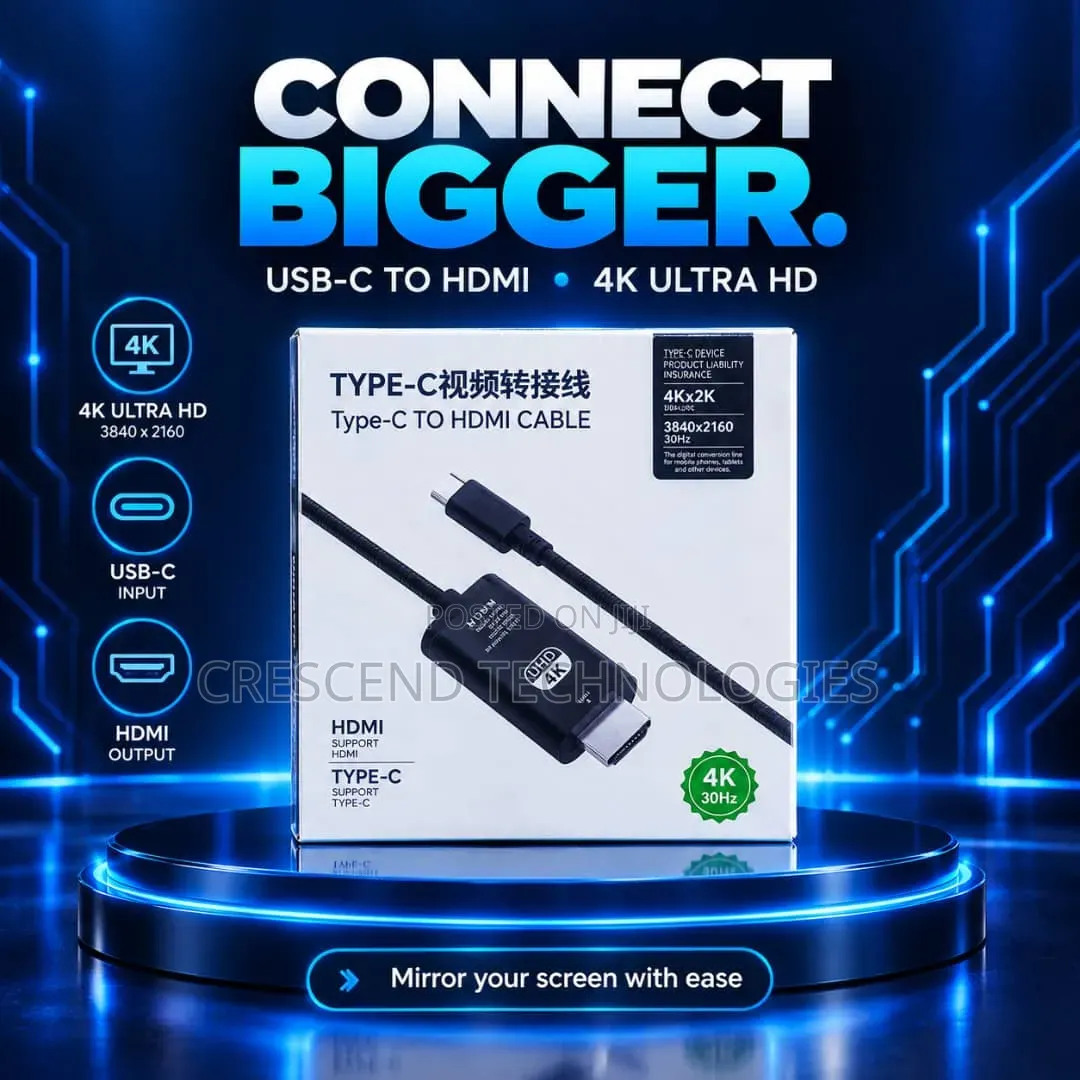 Hdmi to Type C Cable
