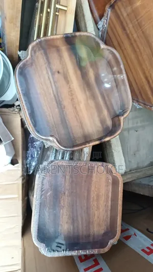 Octagonal Shape Wooden Plate