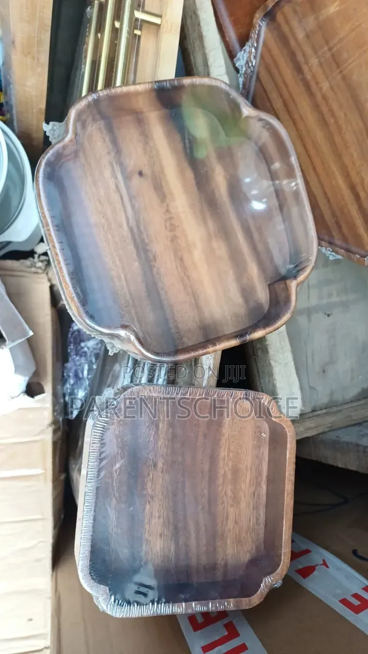 Octagonal Shape Wooden Plate