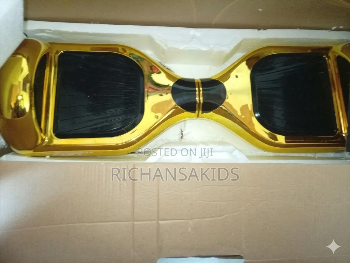High End Beautiful Gold Hoverboard With Extra Charger