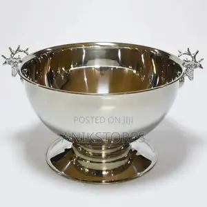 Stainless Wine Bowl 13L (Silver With Horn)