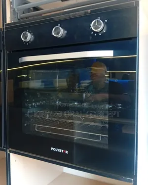 Brand New Built-in Electric Oven - 60L Black Glass Door