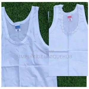 Original Ozlem Children White Cotton Singlets