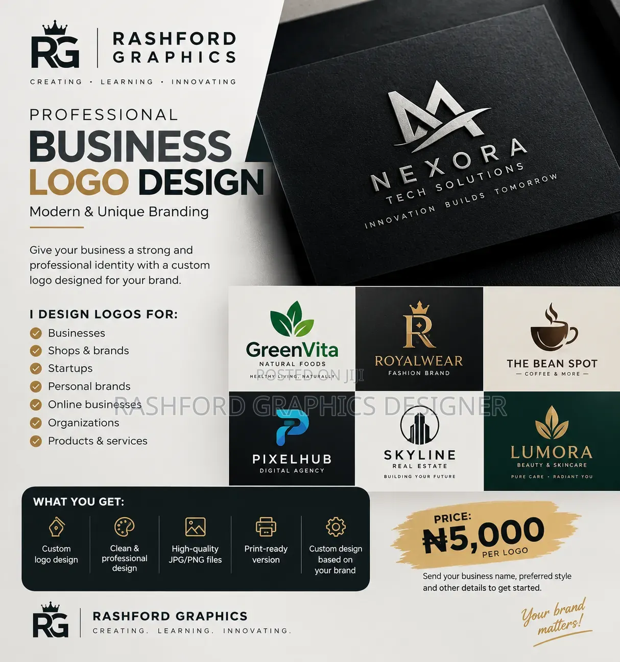 Professional Business Logo Design | Modern & Unique Branding