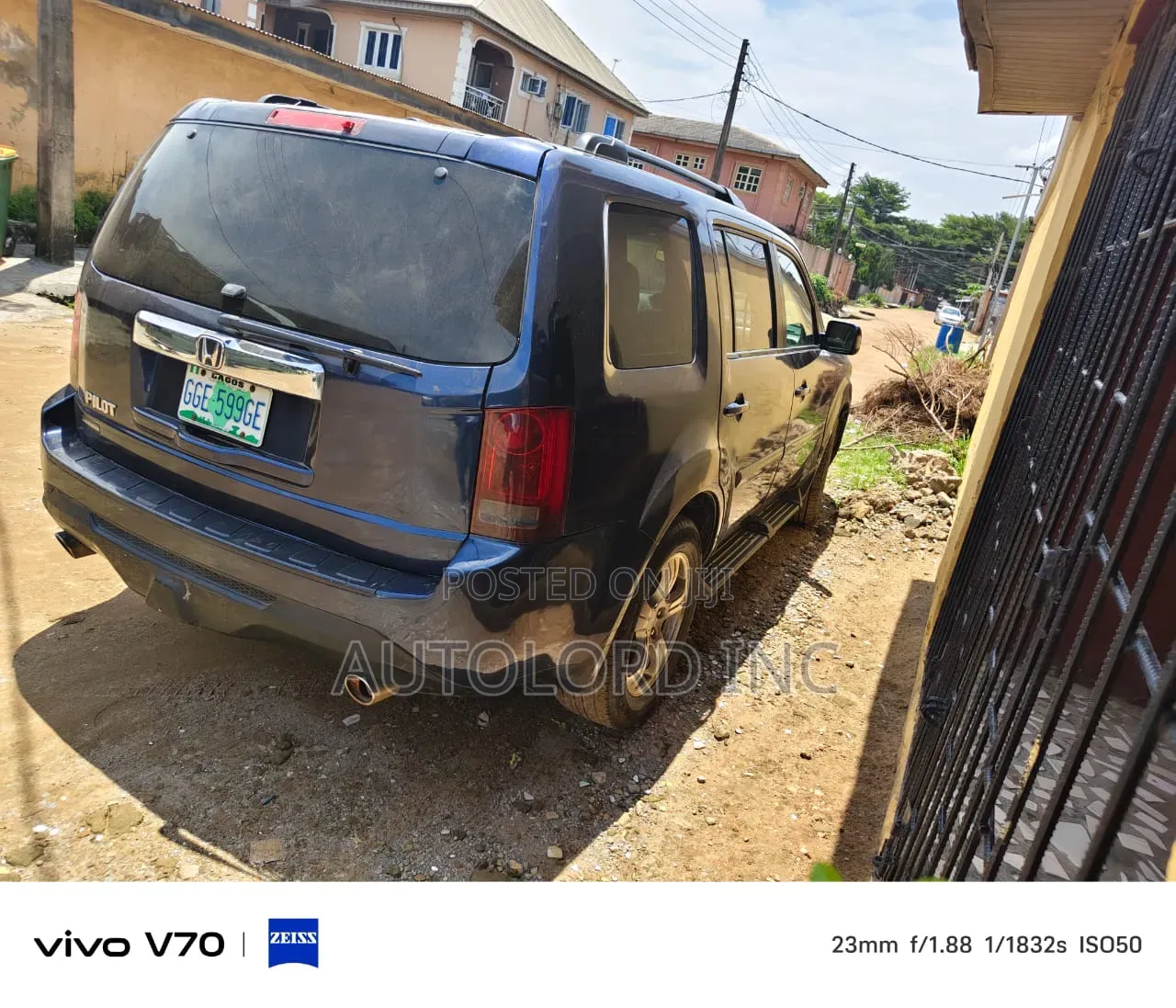 Honda Pilot 2012 Blue