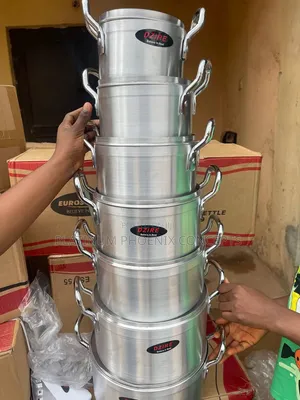 7 Set of Dzire Aluminum Pot (Very Thick)