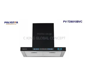 Brand New 60cm T-Shape Kitchen Range Hood PV-TD6010BVC - Touch Control