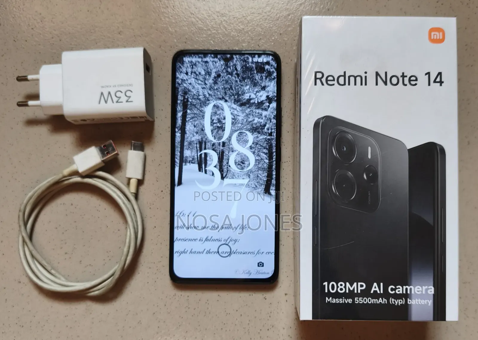 Xiaomi Redmi Note 14 4G 128 GB Black