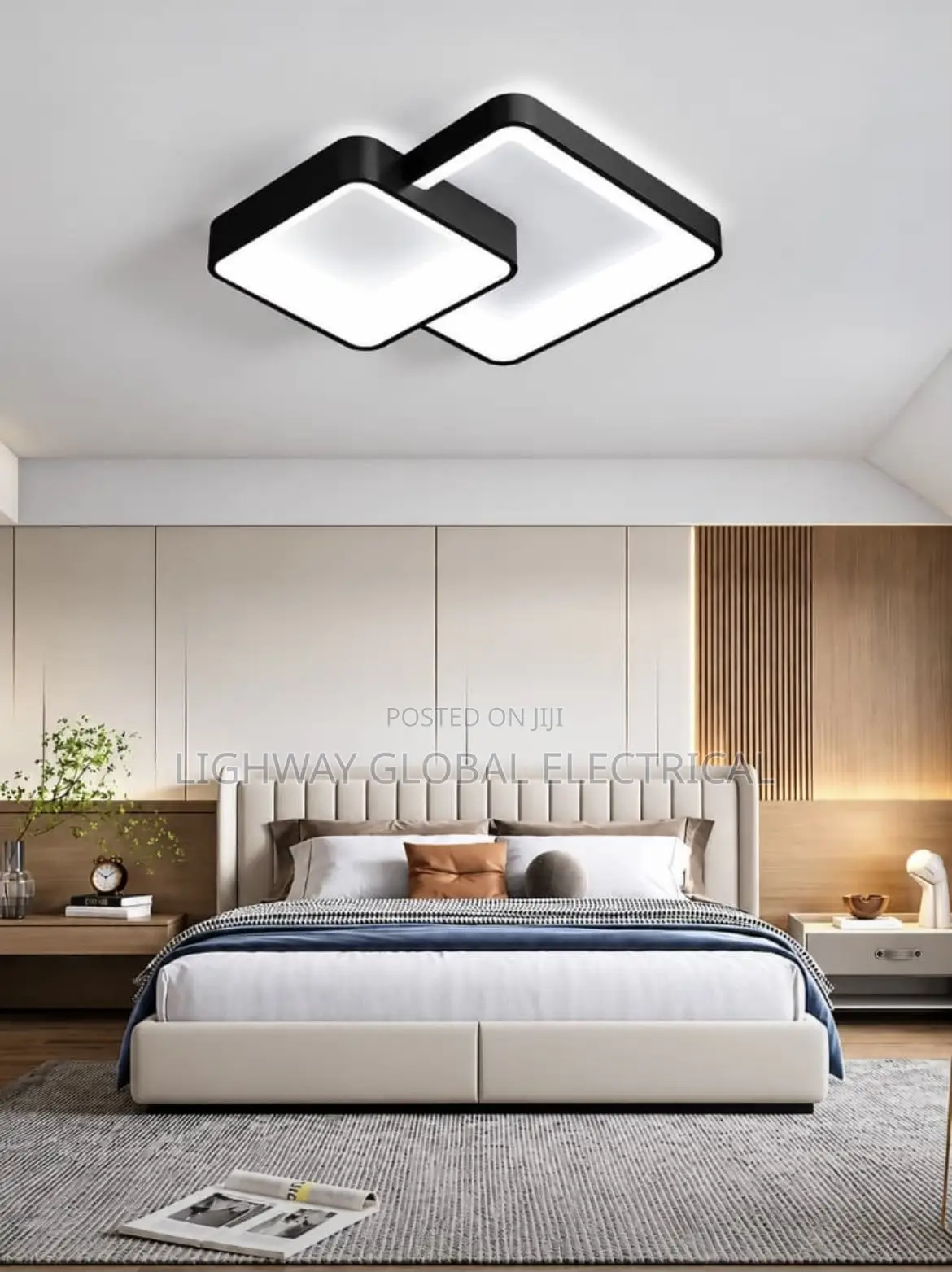 Double Design Ceiling Flosh Chandelier