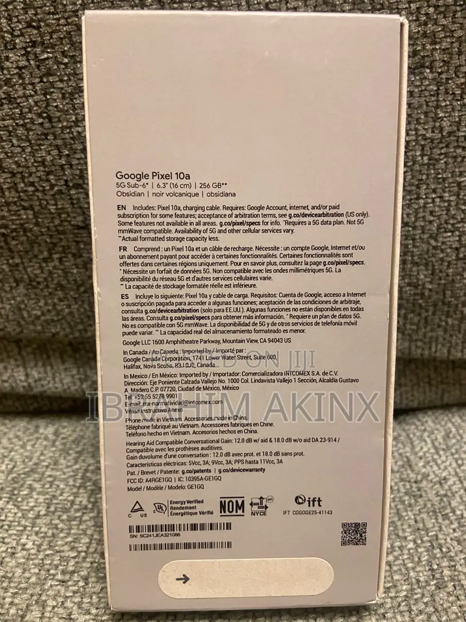 New Google Pixel 11 256 GB Black