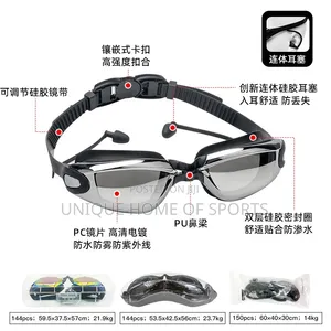 Premium Swimming Goggles With Earplugs