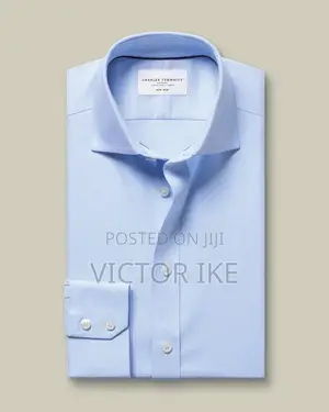 Sky Blue & White Shirt in Lagos