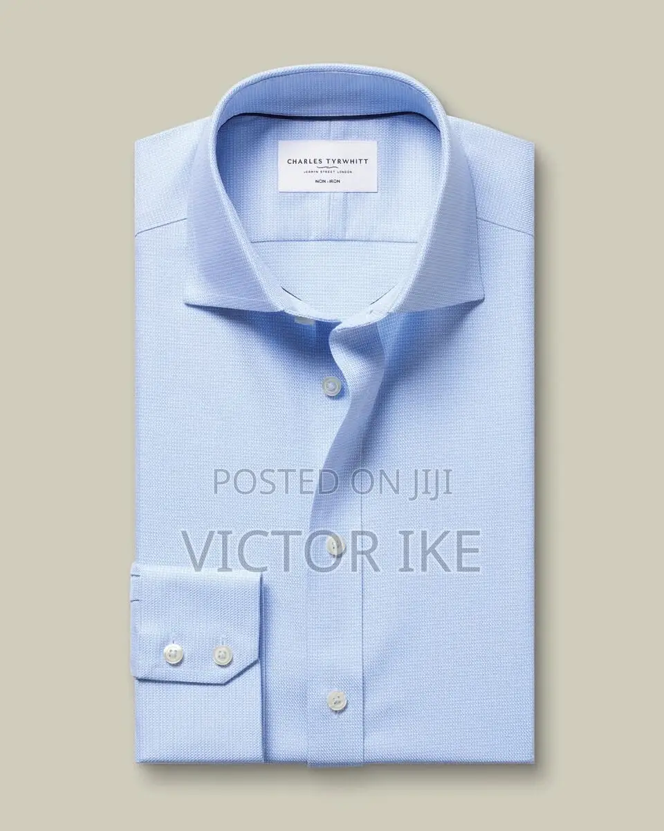 Sky Blue & White Shirt in Lagos