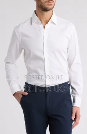 Sky Blue & White Shirt in Lagos