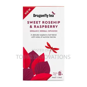 Dragonfly Tea - Organic Sweet Rosehip & Raspberry 20 Teabags