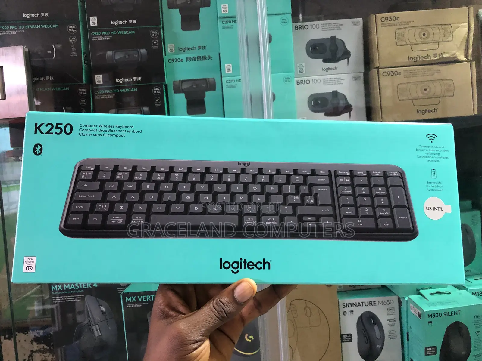 Logitech K250 Bluetooth Compact Keyboard
