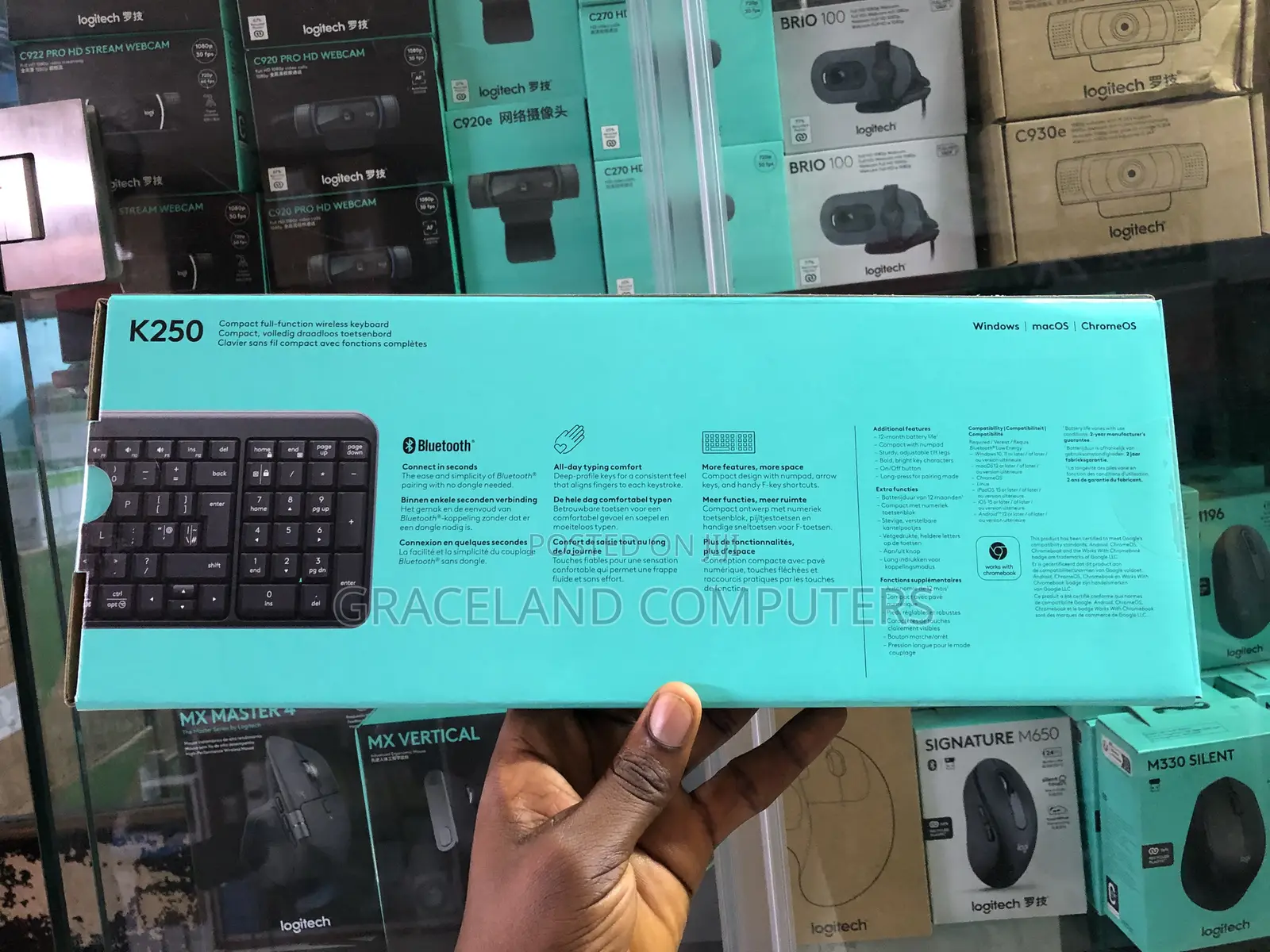 Logitech K250 Bluetooth Compact Keyboard