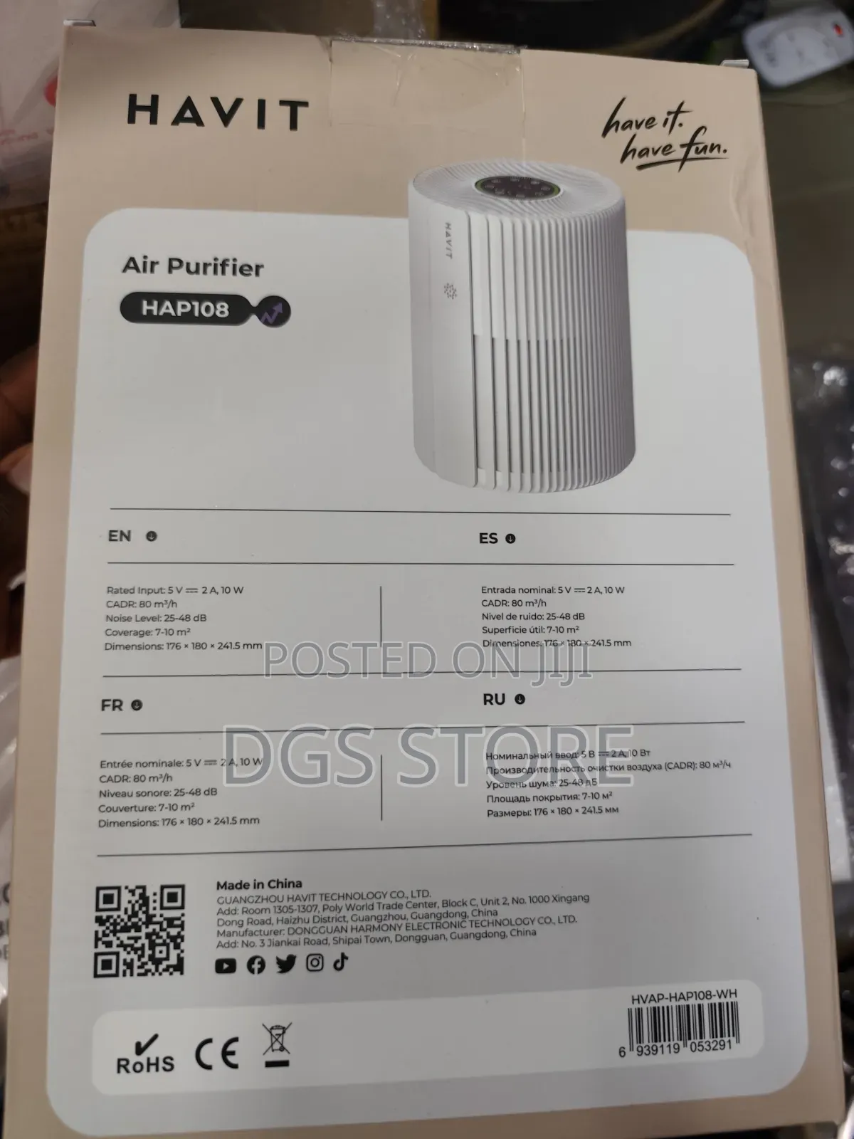 Havit Hap108 Air Purifier