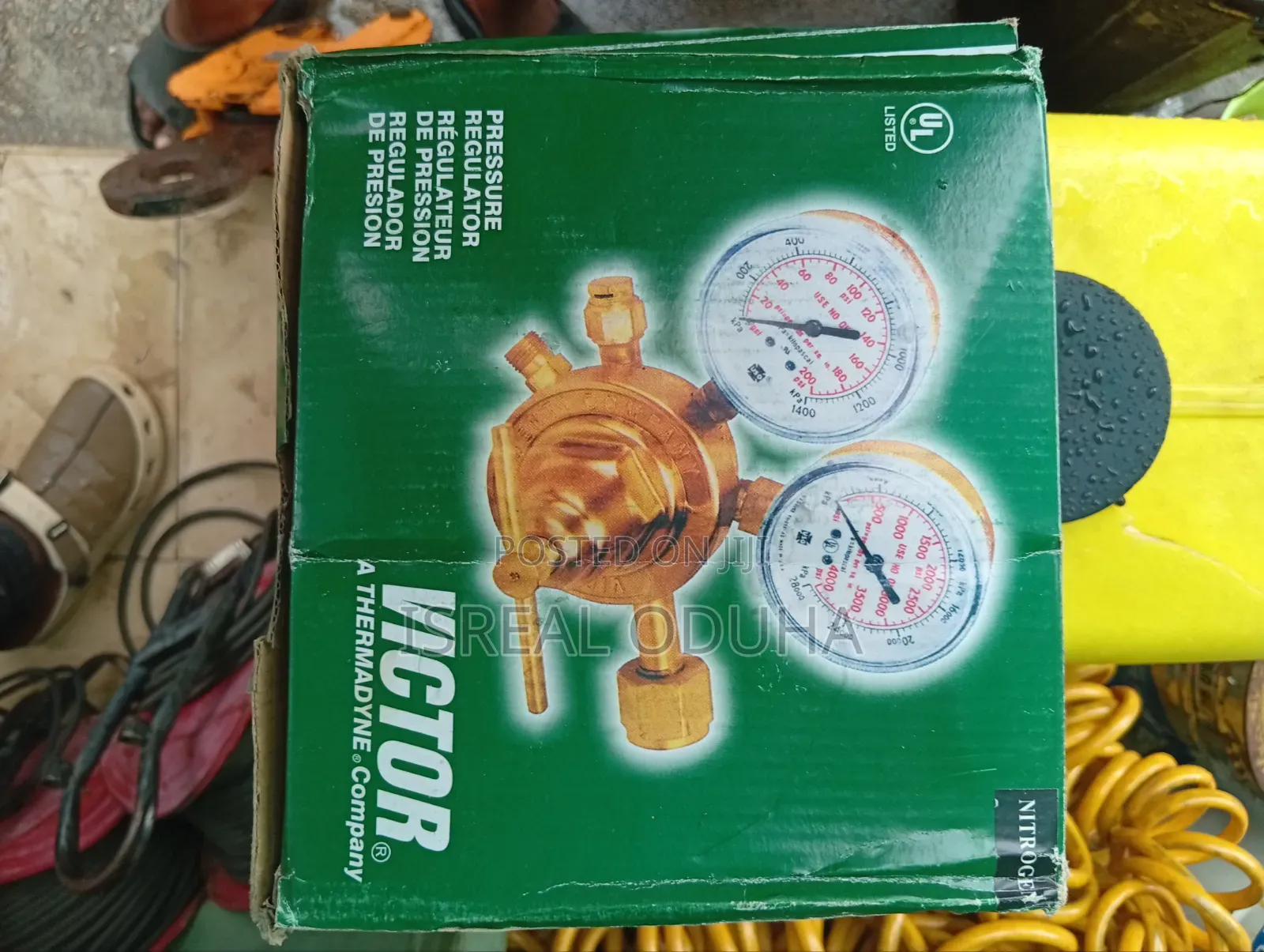 VICTOR Nitrogen Regulator - Double Gauge - Nitrogen Gas Regulator