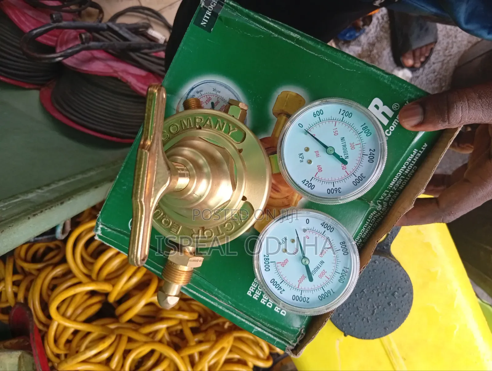 VICTOR Nitrogen Regulator - Double Gauge - Nitrogen Gas Regulator